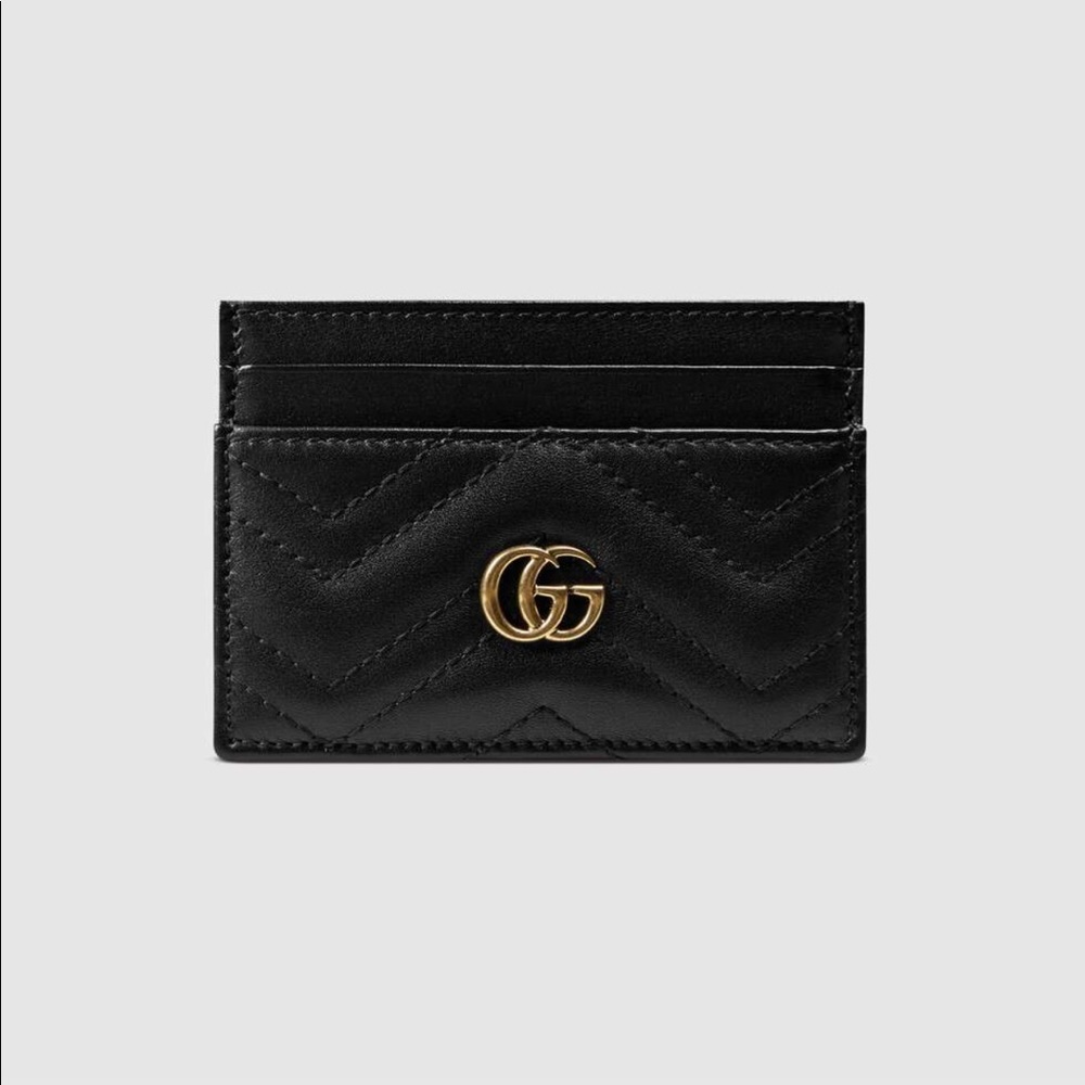 Gucci Marmont card case with box and tags